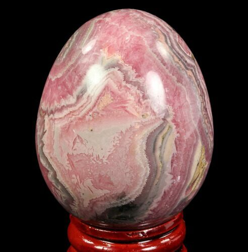 Polished Rhodochrosite Egg - Argentina #79263